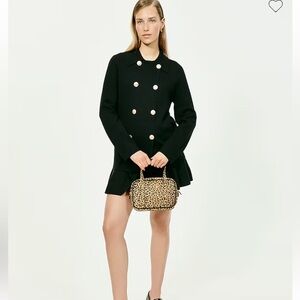 J. Crew Warwick sweater blazer Mid Thigh in Black Oversized XS, S Style CB927